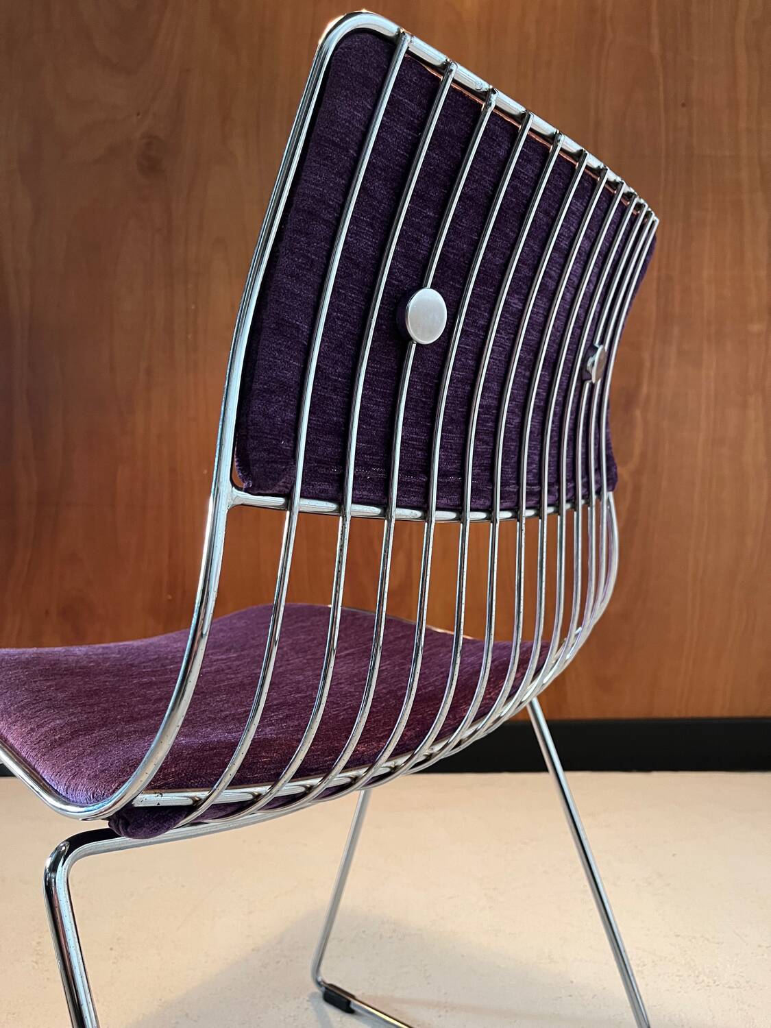 Vintage Novalux chair, design by Rudi Verelst 1970 law.