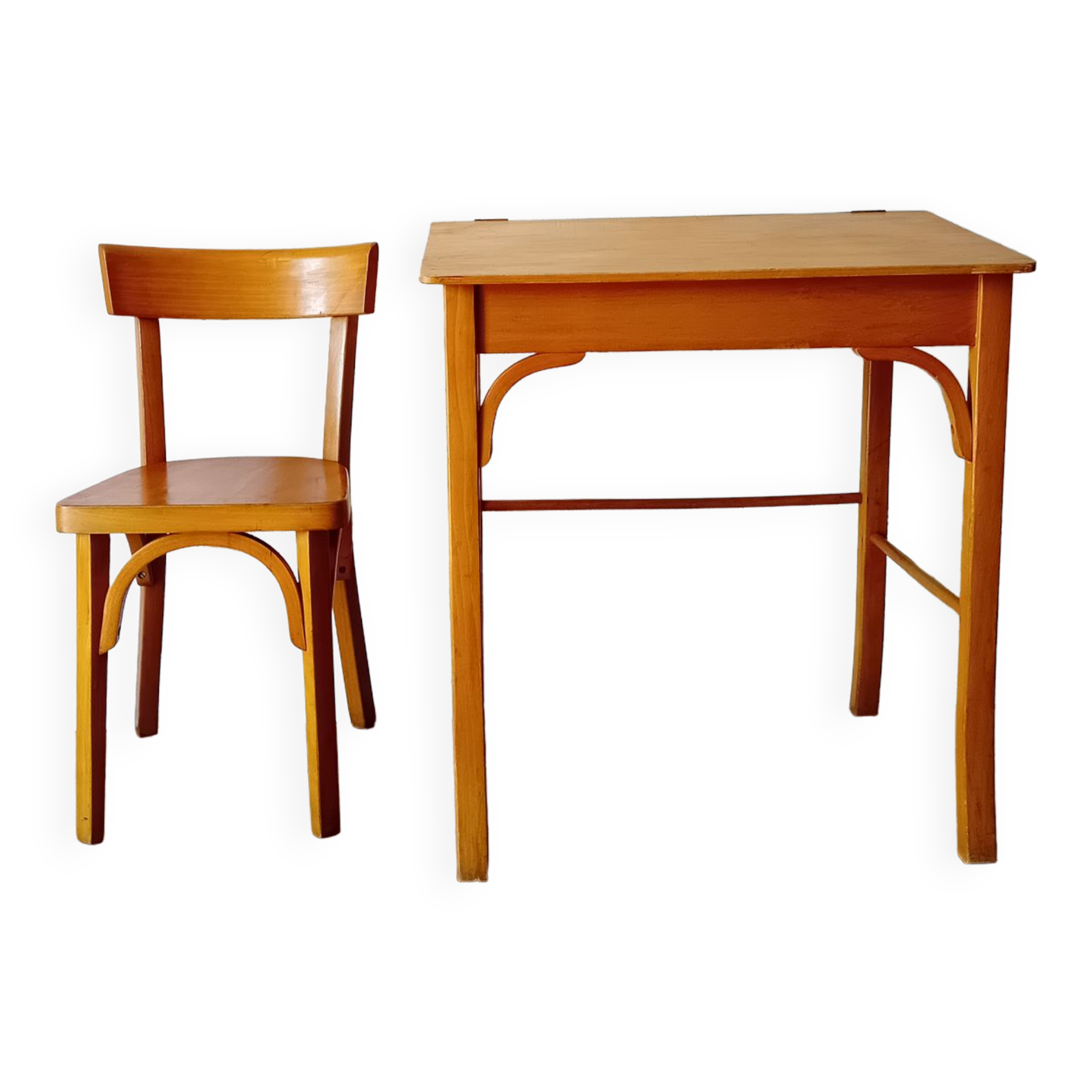 Baumann desk and chair set