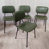 Set of 4 prefacto chairs by simard for airborne