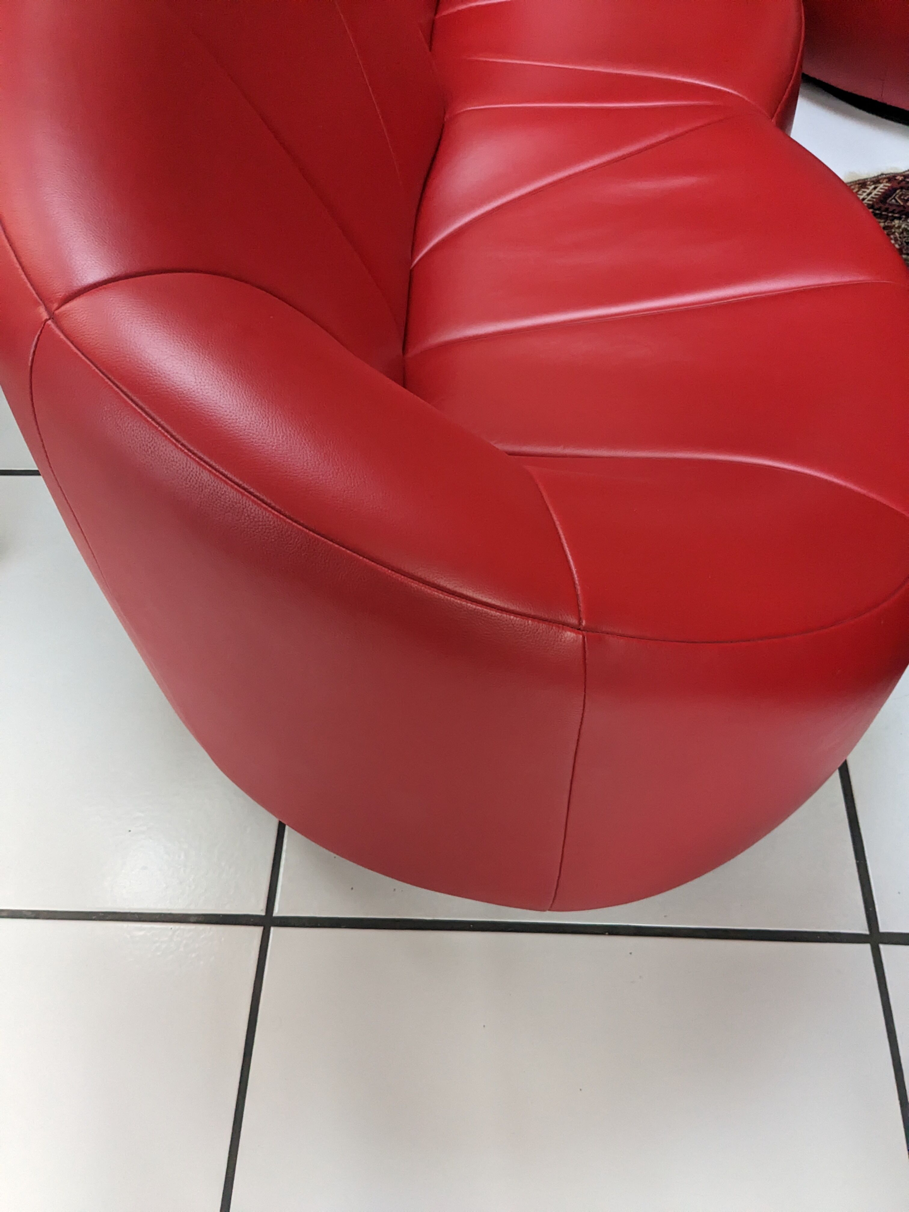 Leather sofa by Pierre Paulin by Ligne Roset