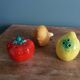 salt shaker pepper slushie tomato onion lemon
