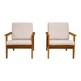 Paide de fauteuil scandinave design 1960