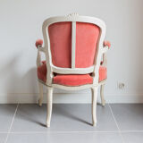 Velvet convertible chair