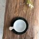 Small side table or stool in blond teak H:30 L43 l27