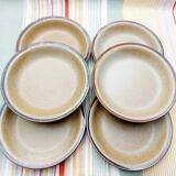 Stoneware soup plates