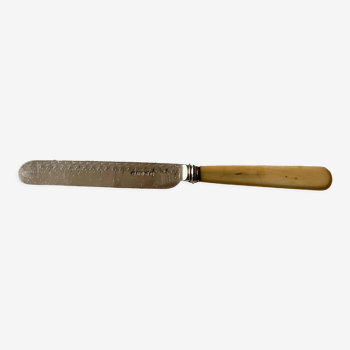 Couteau à beurre ancien métal argenté