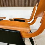 Set of 6 Dining Chairs P7 by Roland Rainer for E & A Pollack, Vienna 1952