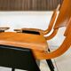 Ensemble de 6 chaises de salle à manger P7 par Roland Rainer pour E & A Pollack, Vienne 1952