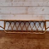 Rattan shelf from the 1960s