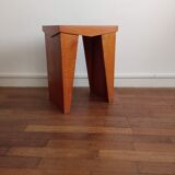 Vintage sofa tip in blond wood