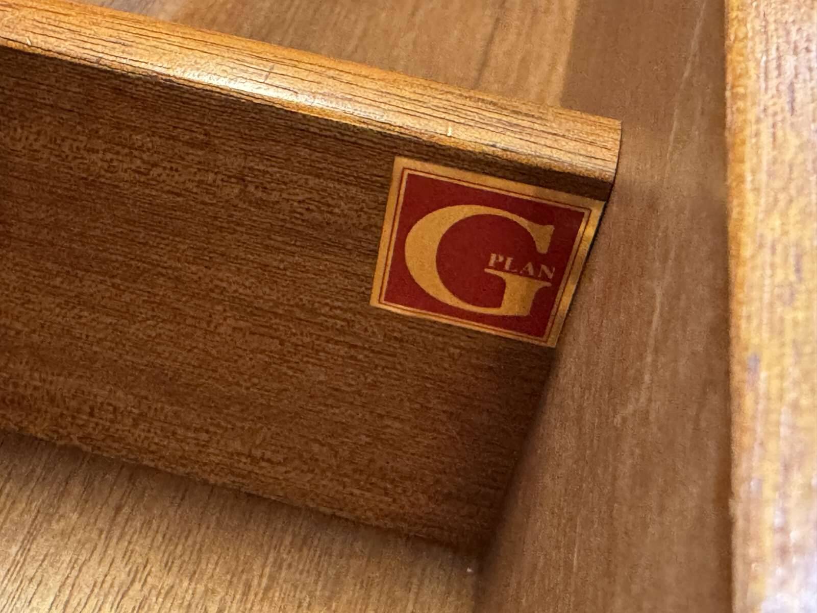 English commode by the brand GPlan in teak from the 1970s.
