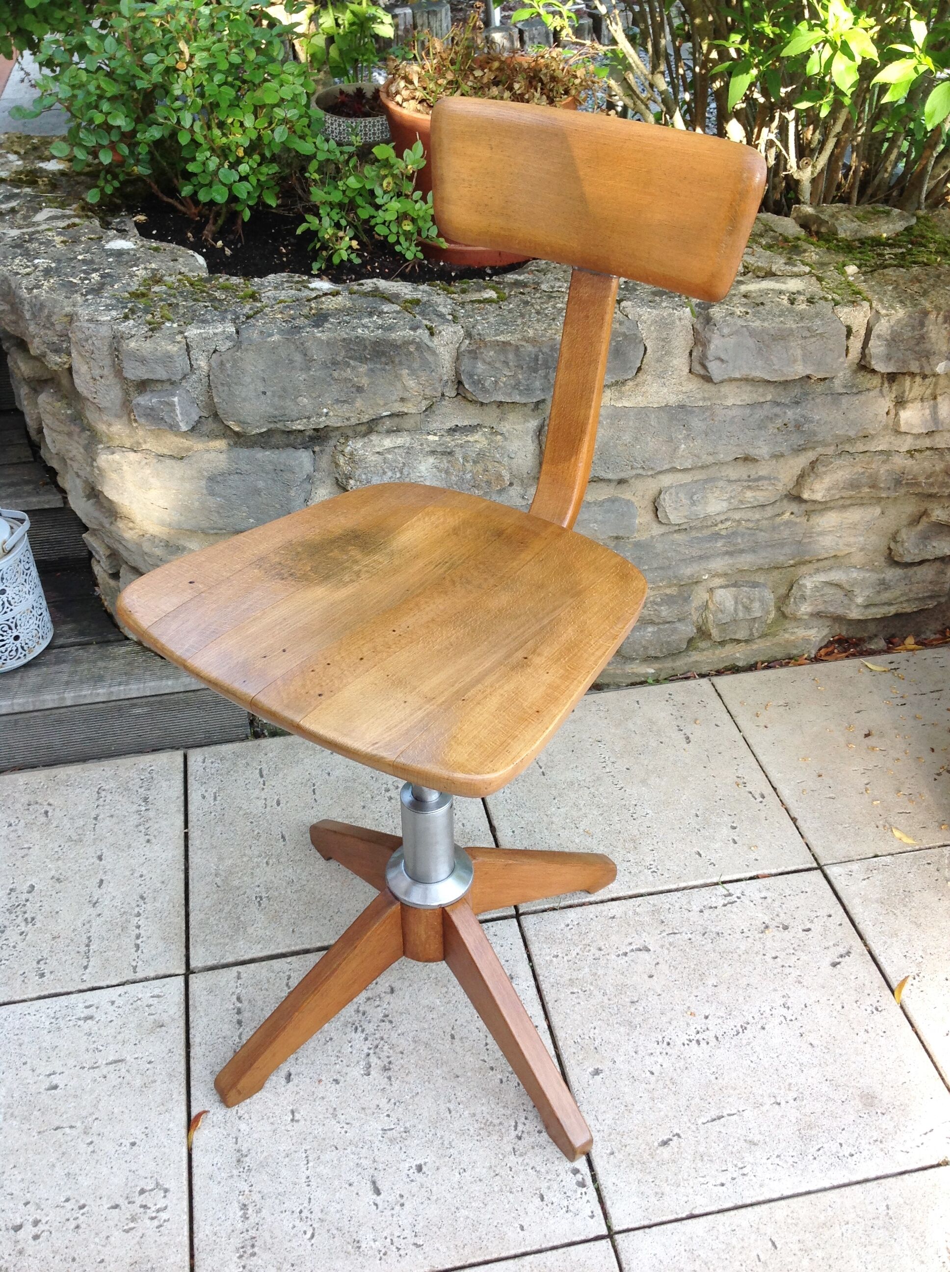 Industrial style swivel chair by Sedus Stoll / vintage 50s-60s