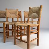 Set of 6 Charlotte Perriand chairs