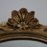Louis XV style gold rock mirror