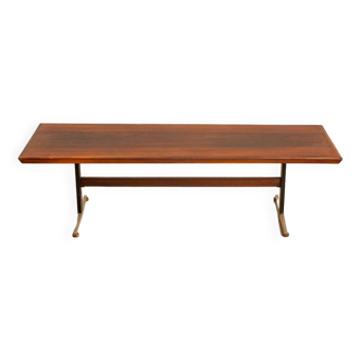 Table basse en palissandre brésilien 60's