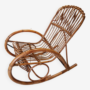 Rocking Chair en Bambou