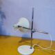 Articulated lamp in white lacquered steel and chrome, 1970.