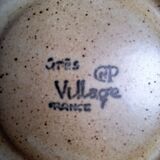Vintage village stoneware mugs
