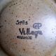 Vintage village stoneware mugs