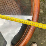 Table basse vintage en rotin