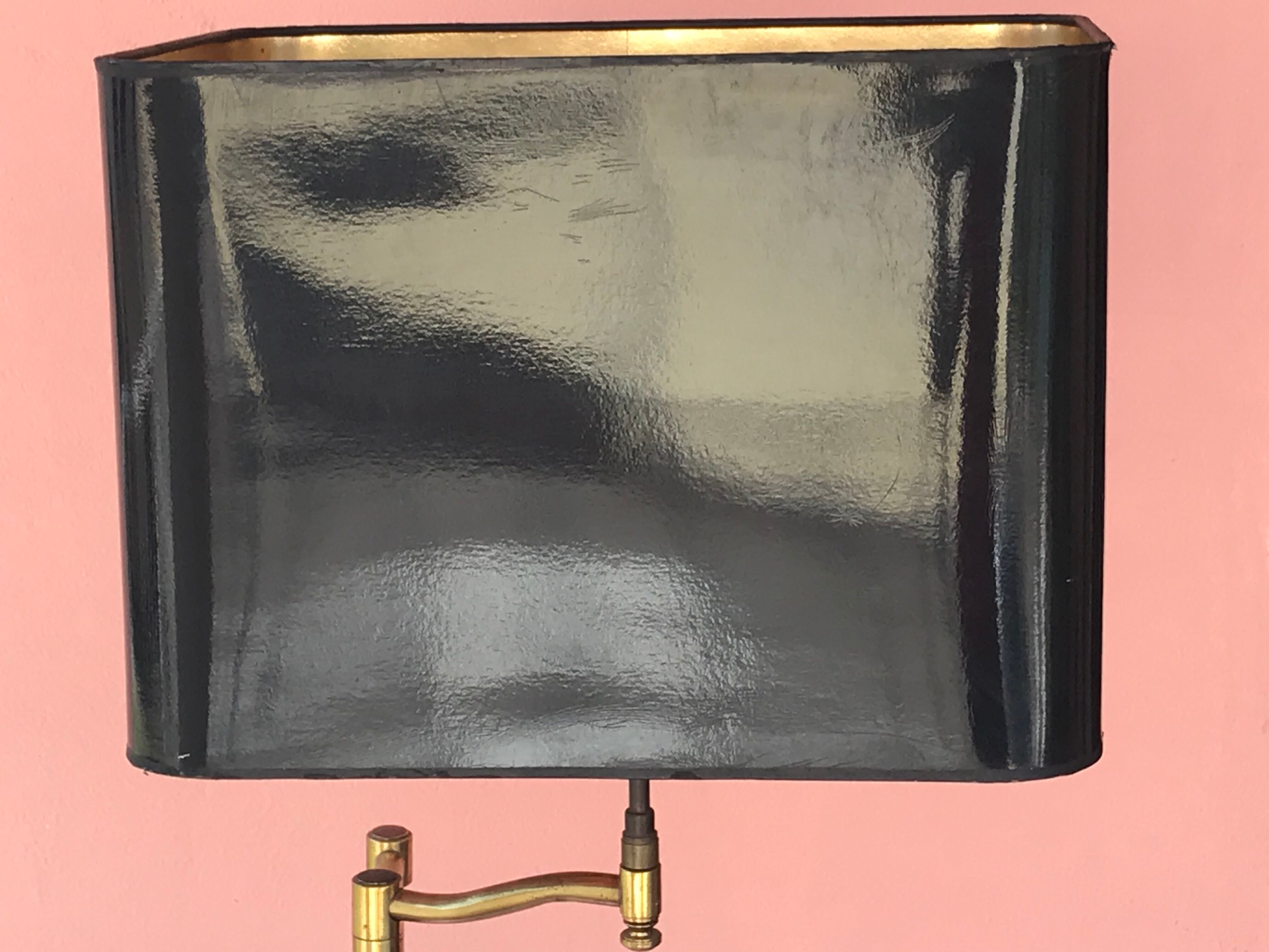 Vintage floor lamp from the 50s in brass