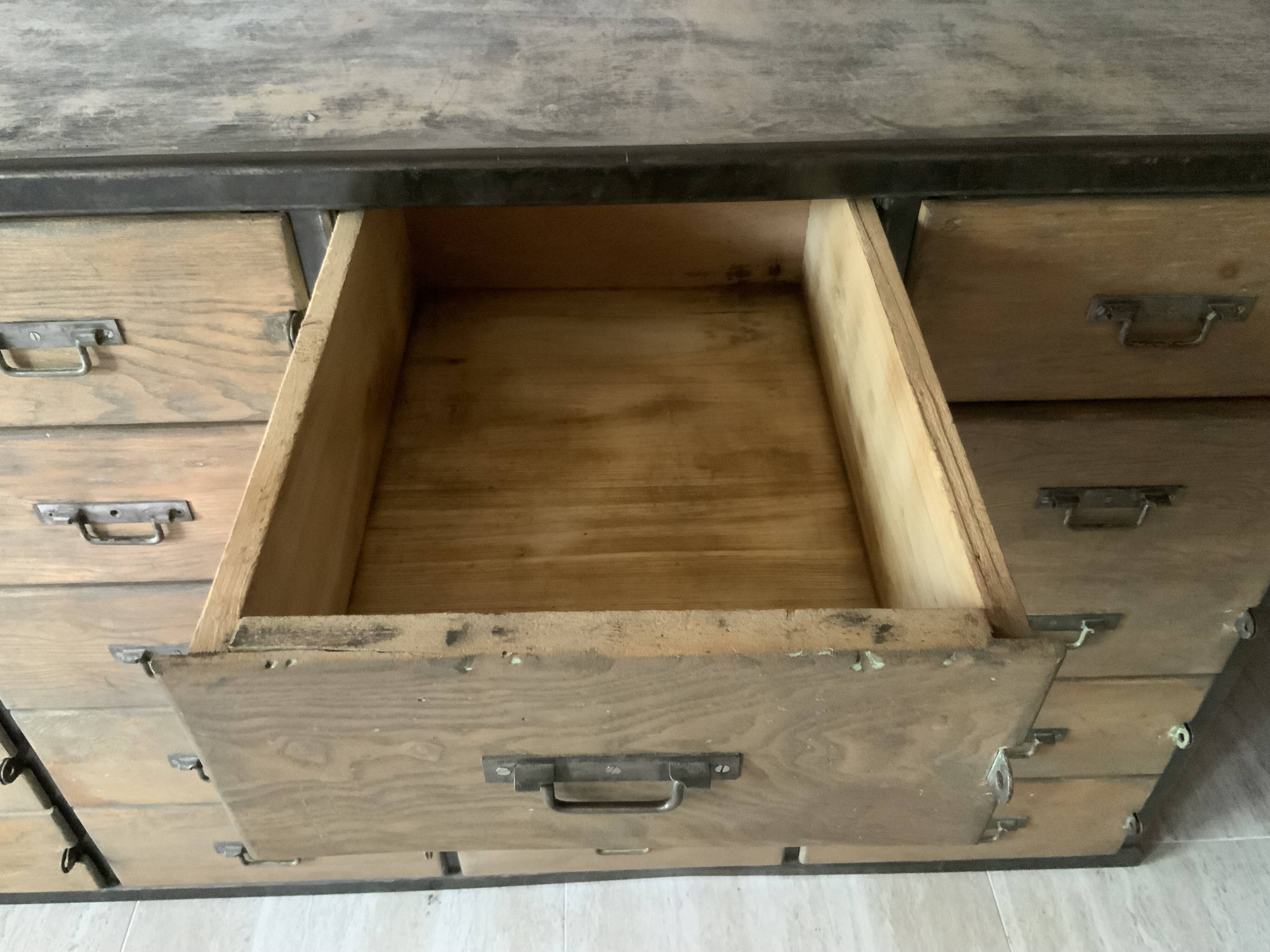 Authentic industrial workshop furniture