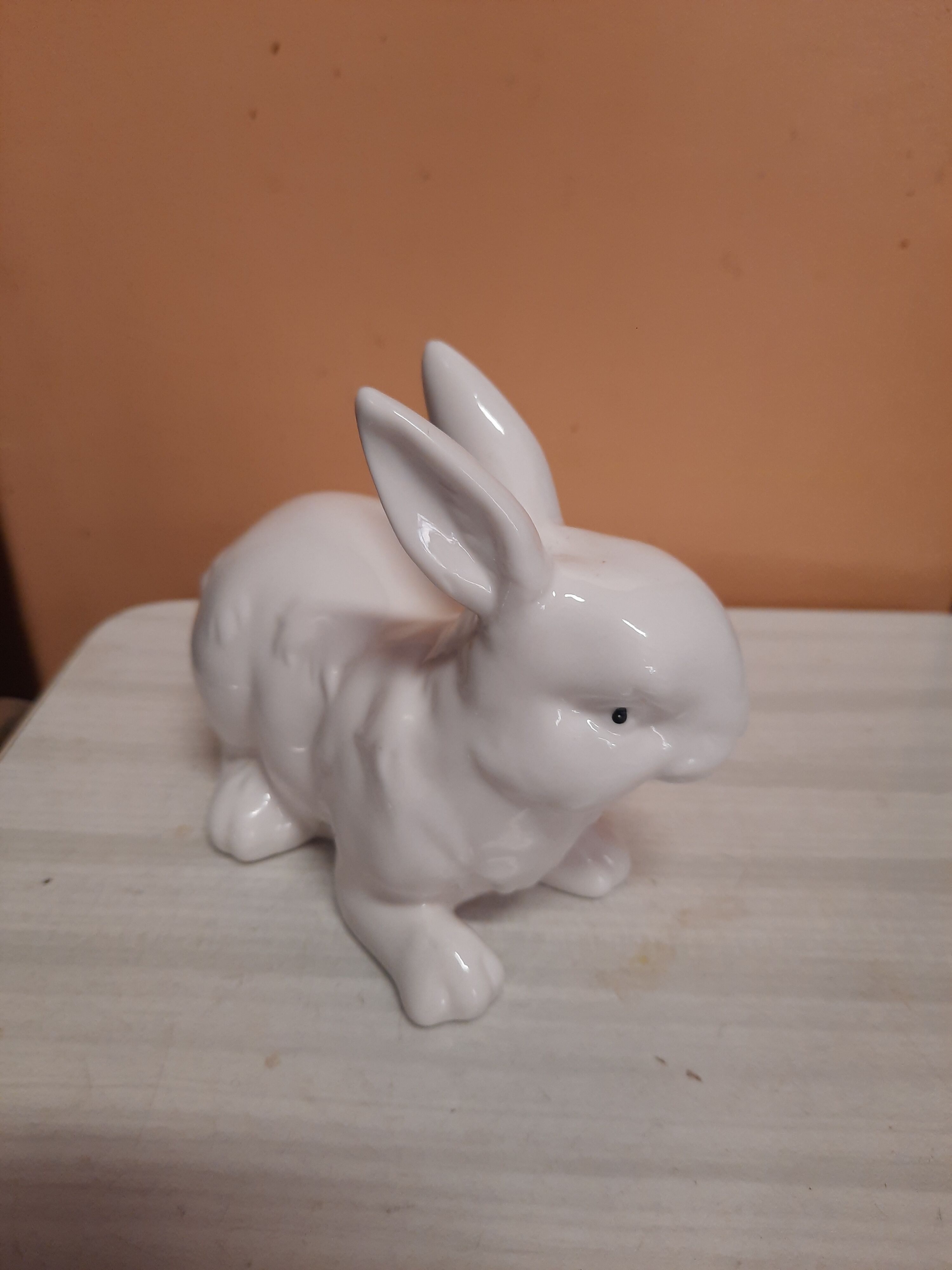 White porcelain rabbit