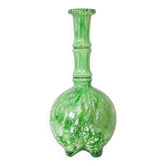 Legras quadruped Art Nouveau vase in speckled glass