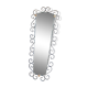 Mirror mirror of the 60s metal black and gold