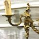 Pair Of Applique 2 Lights Bronze St Louis XV