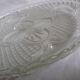 Chiseled glass dish