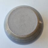 Blue ceramic round vase Unmarked