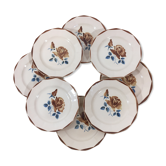 Lot of 6 to Digoin dessert plates