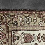 Vintage Hand-Woven Middle Eastern Oriental Hamadan Rug, 1960s