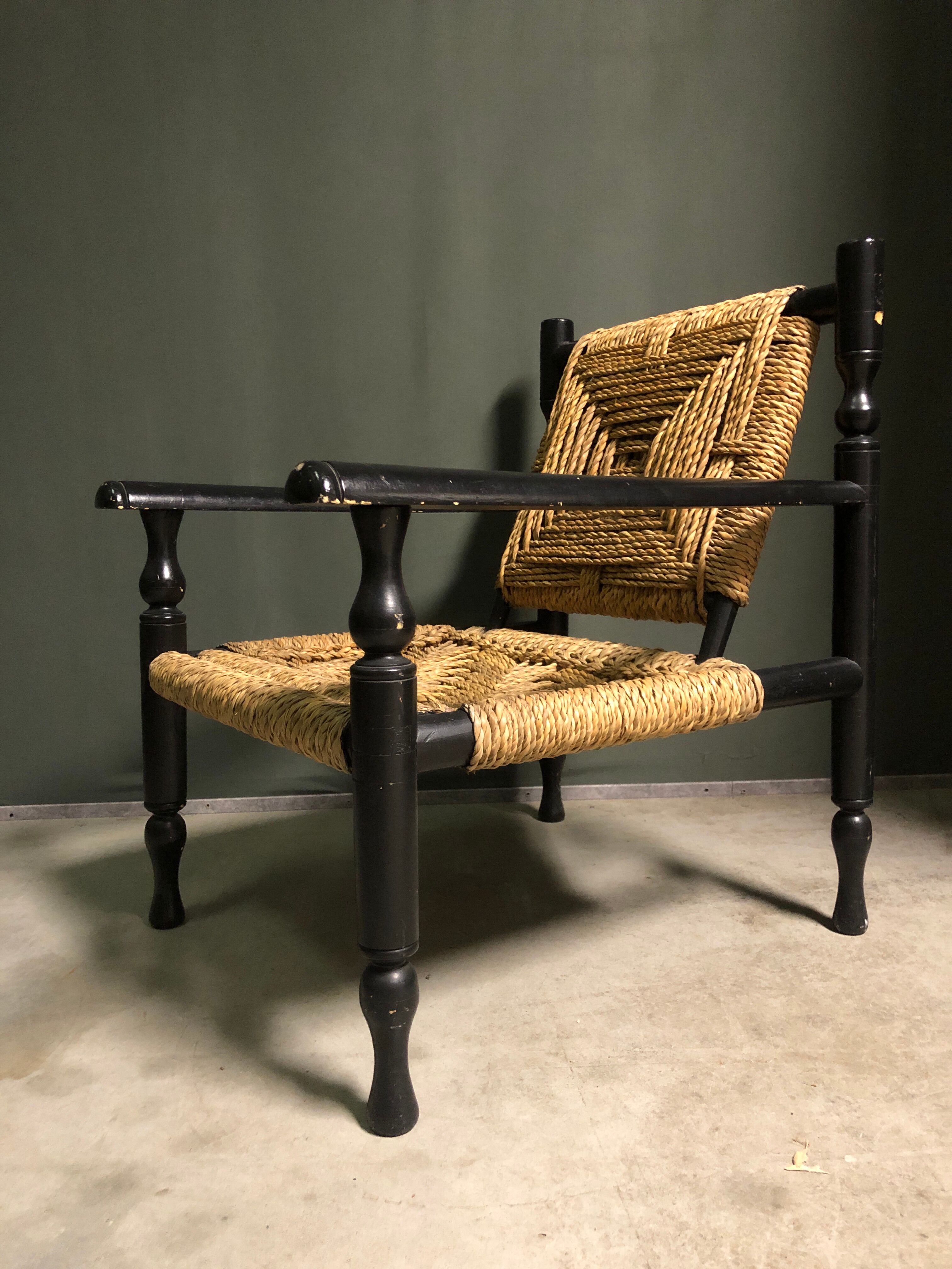 French rope lounge chair