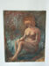 Huile sur toile période art deco