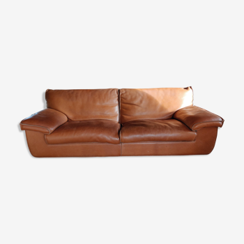 Canapé cuir grainé Roche Bobois