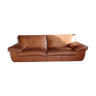 Roche Bobois grainy leather sofa