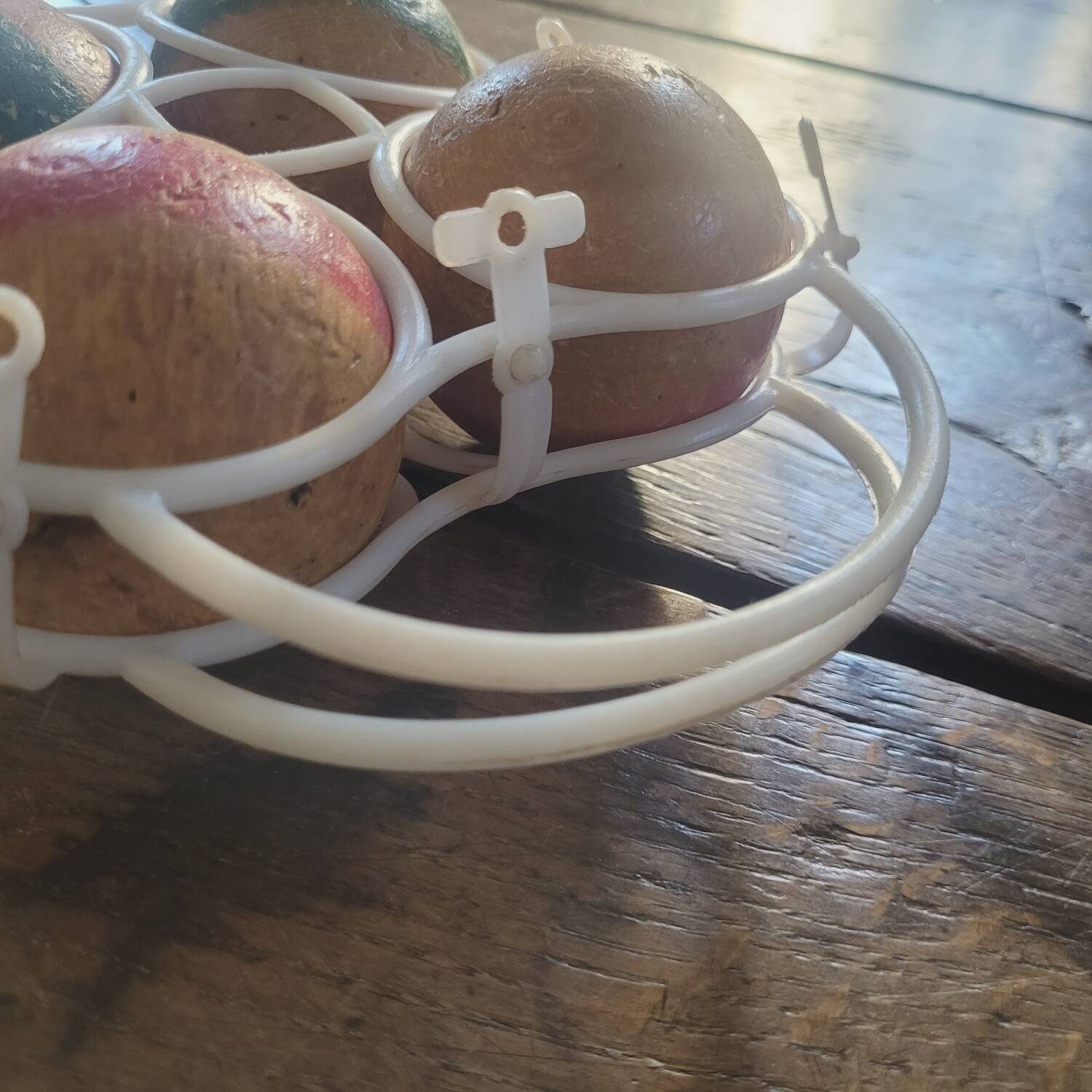 60s wooden boules game