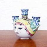 Candlestick and soliflore by Bjorn Wiinblad