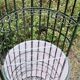 Meuble bar porte bouteille fer forgé vintage