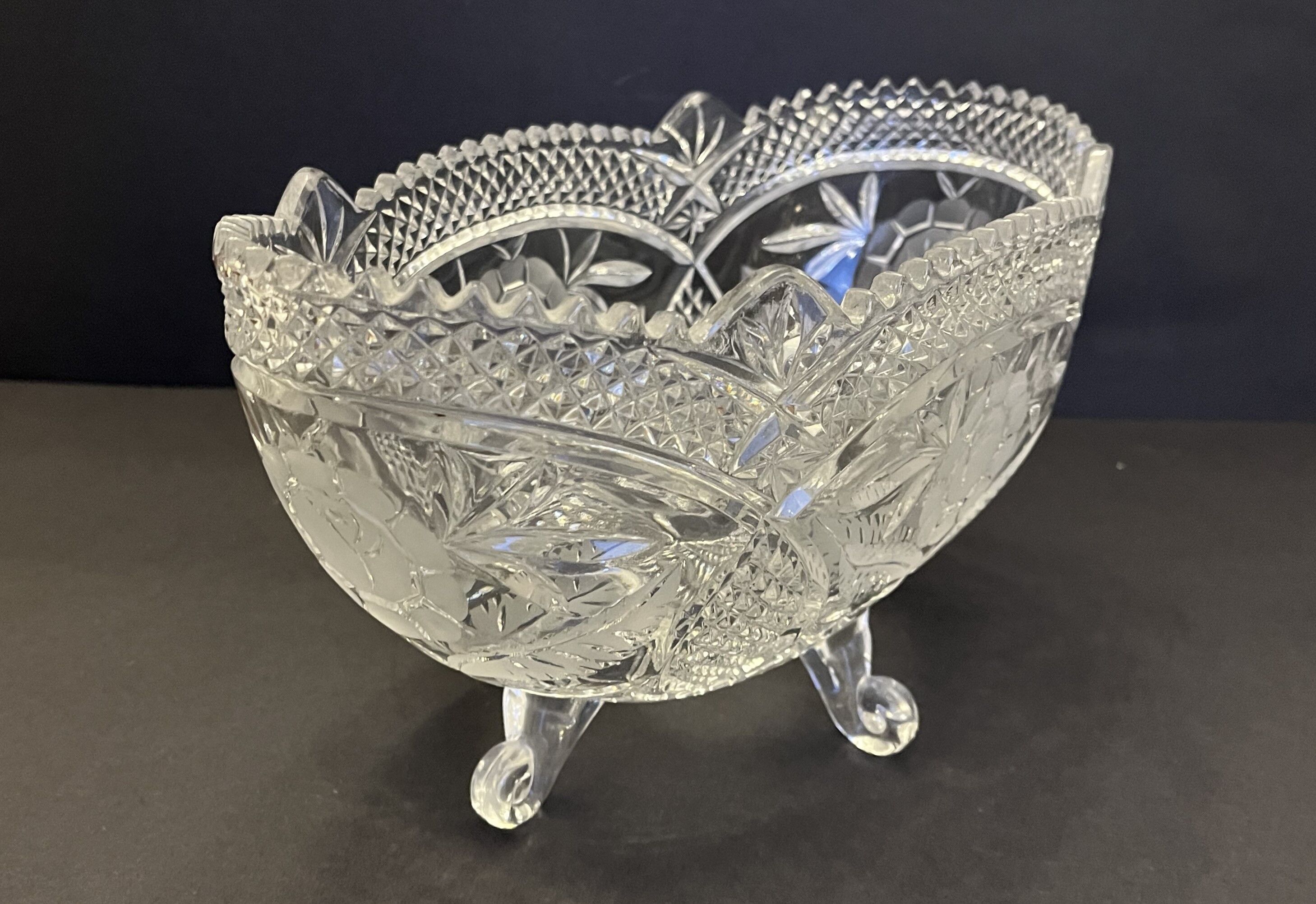 Coupe en cristal taillé