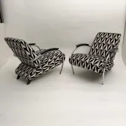 Tubular steel armchairs  by Gelderland, Netherlands, 1990, set of 2