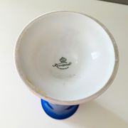 Art Deco Porcelain Vase Königszelt with Gold Decoration, Hand Painted