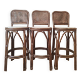 Rattan bar stools