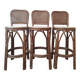 Rattan bar stools