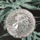 Antique sugar bowl or candy dish on a stand. Made of molded and cut crystal.