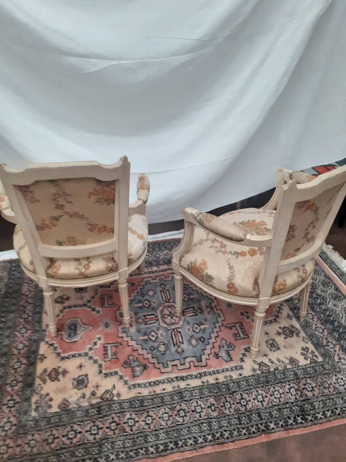 Lot of Louis XVI style armchairs