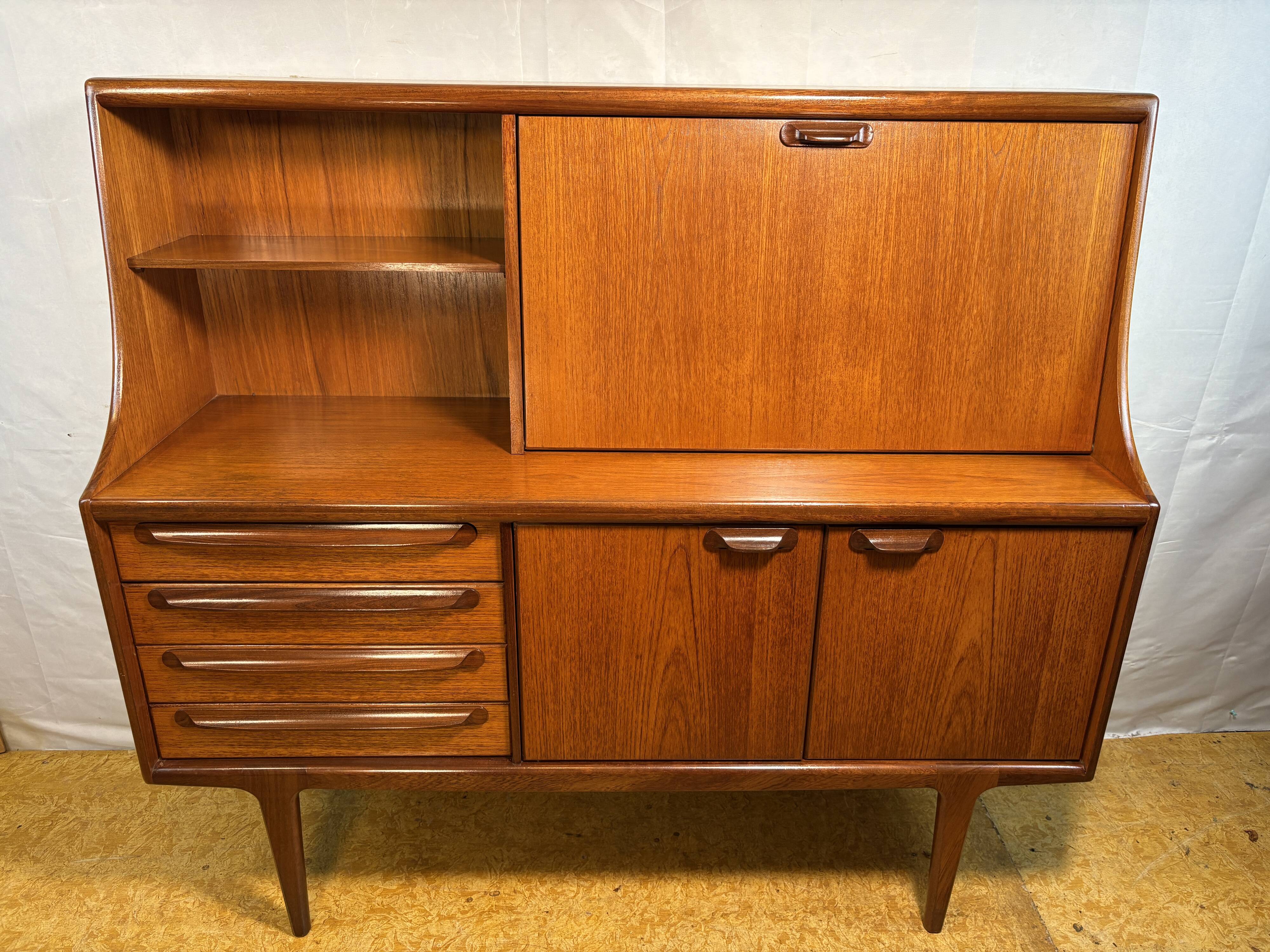 Vintage A. Younger “Sequence” Teak Highboard 1960 Designed by John Herbert