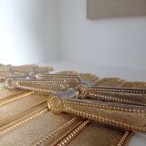 Gold door handles